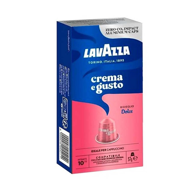 Lavazza Crema e Gusto Dolce, përzierje kompatibile me Nespresso® (10 kapsula)