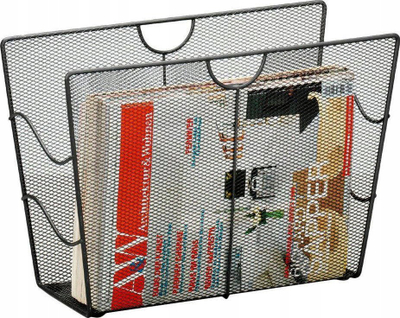 Mbajtëse gazeta Zeller Meshline 17742, metal rrjetë, 39 x 17.5 x 27 cm, antracit