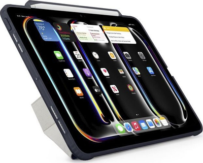 Mbulesë tablet Pipetto Origami No3 Pencil Case, për iPad Pro 13" 2024, me qëndrim, blu e errët