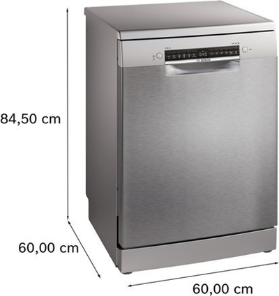 Lavastovilje BOSCH Series 4 SMS4HVI00E, 14 sete, inox, ngjyrë argjendi
