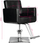 Karrige parukerie Hair System HS91, lëkurë eko, bazë kromi, e zezë