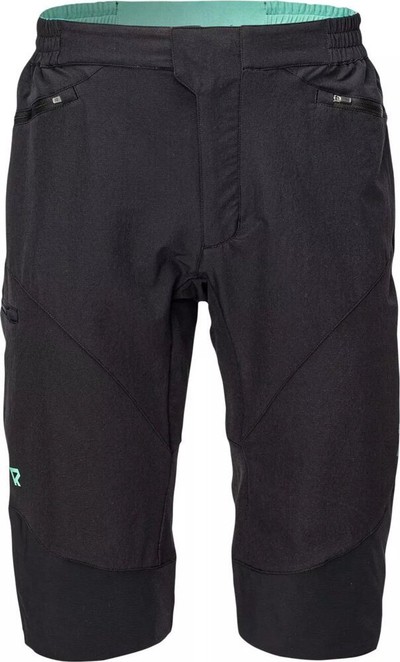 Pantallona biçiklete Radvik Xray Shorts GTS M, material elastik, me reflektues, të zeza