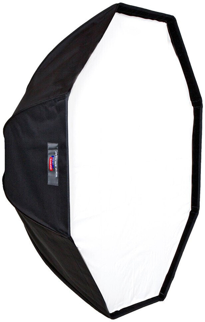 Softbox oktagonal Aurora LBOR 150S, 150 cm, për studio fotografike, i zi