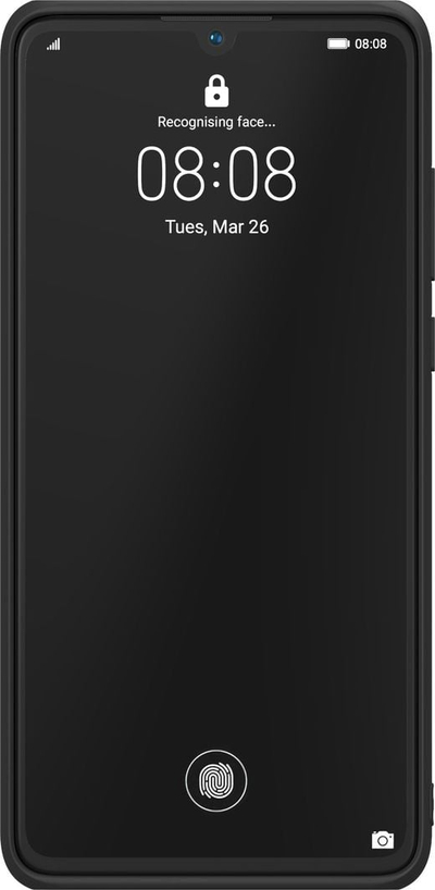 Futrollë telefoni Adidas OR Moulded PU për Huawei P30, material TPU, dizajn me tri vija, e zezë