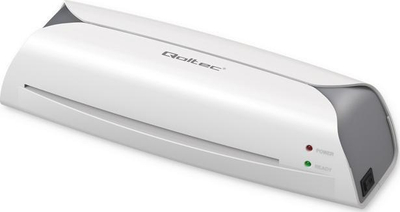 Laminator Qoltec LMR-0327, format A4, gjerësi 236mm, i bardhë