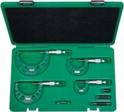 Mikrometër i jashtëm Insize 3203-25A, 0‑25mm, 0.01mm, jeshil