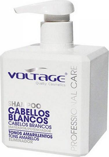 Shampo Voltage Therapy Ultra Violet 2 në 1, për flokë të bardhë dhe gri, kundër toneve të verdha, e bardhë