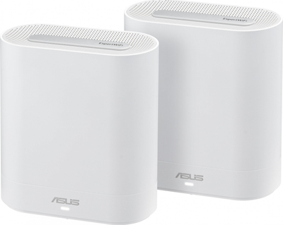 Sistem mesh ASUS ExpertWiFi EBM68, tri banda, Wi‑Fi 6, i bardhë