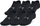 Çorape Under Armour Essential No Show, 6 palë n'bllok, sportive, të zeza