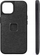 Mbështjellës telefoni Peak Design Mobile Everyday Fabric Case për iPhone 14, me magnet SlimLink, përputhshëm me MagSafe, gri Charcoal