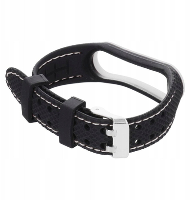 Rrip ore OEM elastomer për Xiaomi Mi Band 5 6, elastomer i fortë, i zi