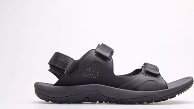 Sandale meshkujsh 4F 4FSS23FSANM019, sportive, rripa Velcro, të zeza