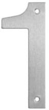 Numër shtëpie House Number SS1, çelik inox, 145mm, argjent