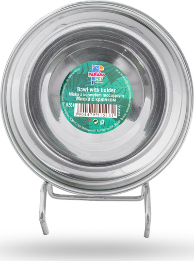 Сад за закачување за птици Panama Pet, 0.56L, инокс