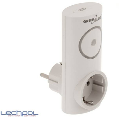 Паметна WiFi приклучница GreenBlue GB109, 3680W, контрола за клима-уреди, бела