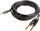 Kabllo audio Monkey Banana 231258, stereo 3.5mm në 2x 6.3mm, 10m, e zezë