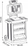 Set punëtorie lodër Smoby Spidey DIY Workshop Cart, me vegla dhe makinë, blu e kuqe