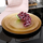 Pjatë e sheshtë Vilde Flat Dinner Plate, qelq, 32.5 cm, ngjyrë ari