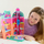 Set loje Polly Pocket Micro Dolls, shpia e madhe e akullores, me kukulla, shumëngjyrëshe
