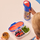 Kuti ushqimi b.box Snack Box Superman, për fëmijë, me ndarje, blu e kuqe