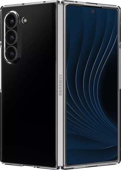 Kapak telefoni Spigen për Samsung Galaxy Z Fold 6 Air Skin, Crystal Clear, transparent