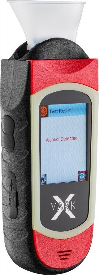 Alkooltest AlcoVisor Mark X Plus S, profesional, me gojëz, i zi