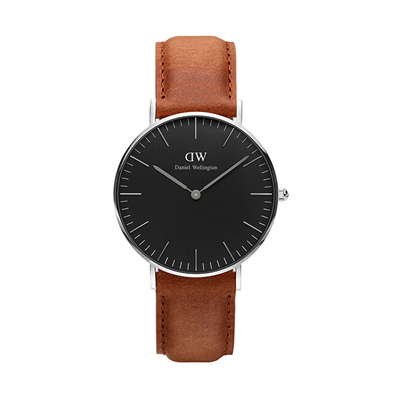 Orë dore Daniel Wellington Classic Black Durham Silver H25-865