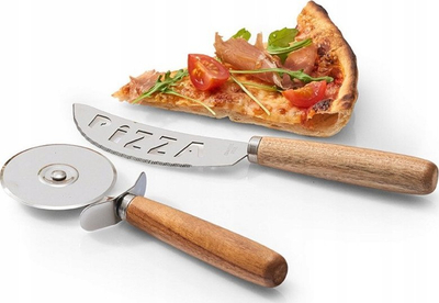 Set prerëse pice Zeller, 2 pjesë, çelik inox, dorezë ergonomike