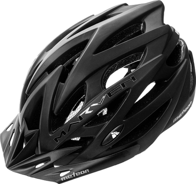 Helmetë biçiklete Meteor Marven, madhësia S 52-56 cm, ngjyrë e zezë