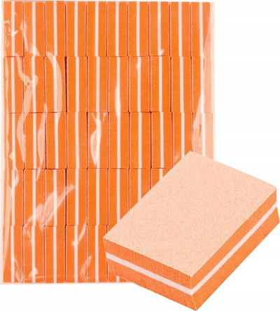 Bllok manikyr Ocho Nails Mini, set 50 copë, portokalli