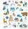 Stickerë dekorativë Dalprint Winter Landscape, me shkëlqim, motive dimri, me ngjyra