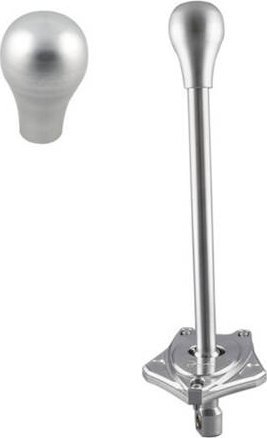 Leva sportive Short Shifter BMW E90 E82, alumini, knob i shkurtër argjendi