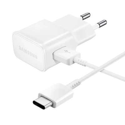 Karikues Samsung EP-TA200EWE, 2A, Quick Charge, me kabllo USB‑C, i bardhë