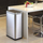 Kosh plehrash EKO 31707140, me sensor lëvizjeje, 45L, gri argjendtë