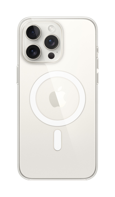 Маска Apple за iPhone 15 Pro Max Clear Case со MagSafe