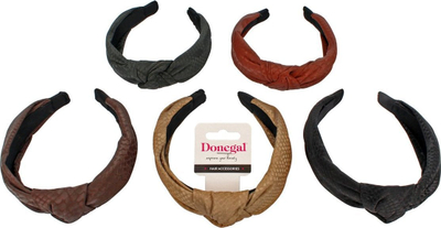 Shirit flokësh Donegal Hairband 5730, i gjerë, me nyje për zbukurim, shumëngjyrësh
