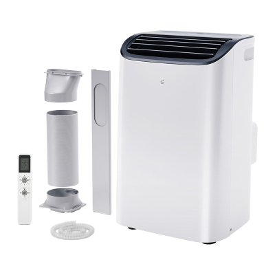 Kondicioner portativ Euhomy PAC004, 12000 BTU, 3 ne 1, i bardhë