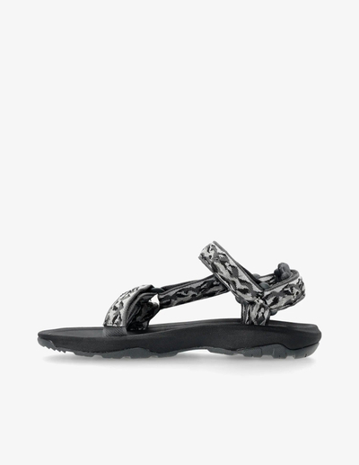 Sandale fëmijësh Teva Kids Hurricane XLT 2, rripa Velcro, gri me të zezë
