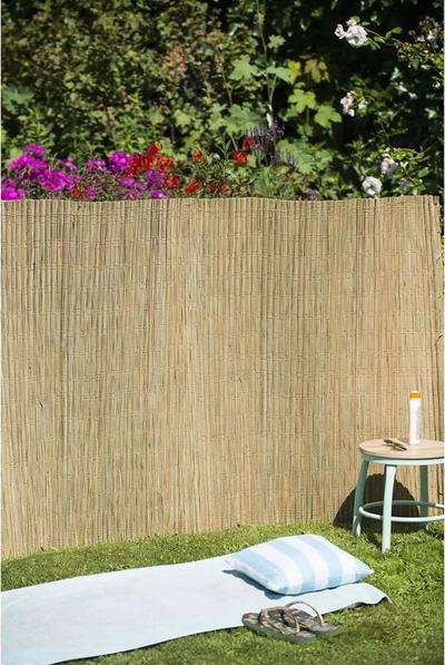Panel kopshti Nature Garden Sedge 6050182, 1.5x3m, ngjyrë natyrale
