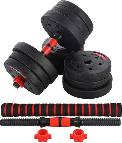 Pesha dore HMS (SGP20), 2x10 kg, të zeza/kuqe