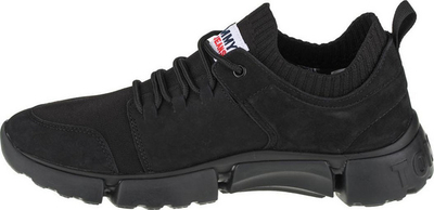 Atlete për meshkuj Tommy Hilfiger Jeans Chunky Mono Sock Lea Trainers EM0EM00679-BDS, të zeza, nr. 40