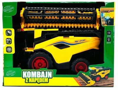 Kombajnë lodër Gazelo Grain Harvester 9139, dritë dhe zë, e verdhë