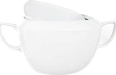 Terrinë për supë Orion, 3.5L, porcelan, e bardhë