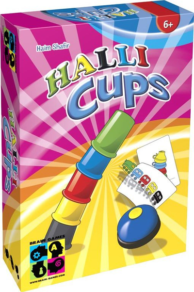 Lojë tavoline Brain Games Halli Cups, për kalamaj 6+, me zile