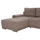 Divan këndor krevati Comfyra HM3336.03L, kënd i majtë, 270x181cm, bezhë