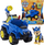 Lodra Spin Master Paw Patrol Dino Rescue Chase, automjet me figurë qeni dhe dinozaur surprizë, e kaltër/e verdhë