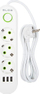 Shirit rryme BLOW PS-320, 3 presa, 3x USB, i bardhë