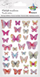 Ngjitëse transferuese Titanium Craft Fun, 2 fletë, flutura rozë dhe blu, shumëngjyrëshe