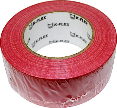 Леплива ткаена лента K-FLEX CLOTH DUCT, 50 mm x 50 m, 160 μm, црвена