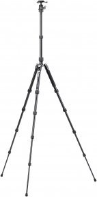 Tripod për kamerë Fotopro 58, alumin, kokë sferike, 8 kg, i zi